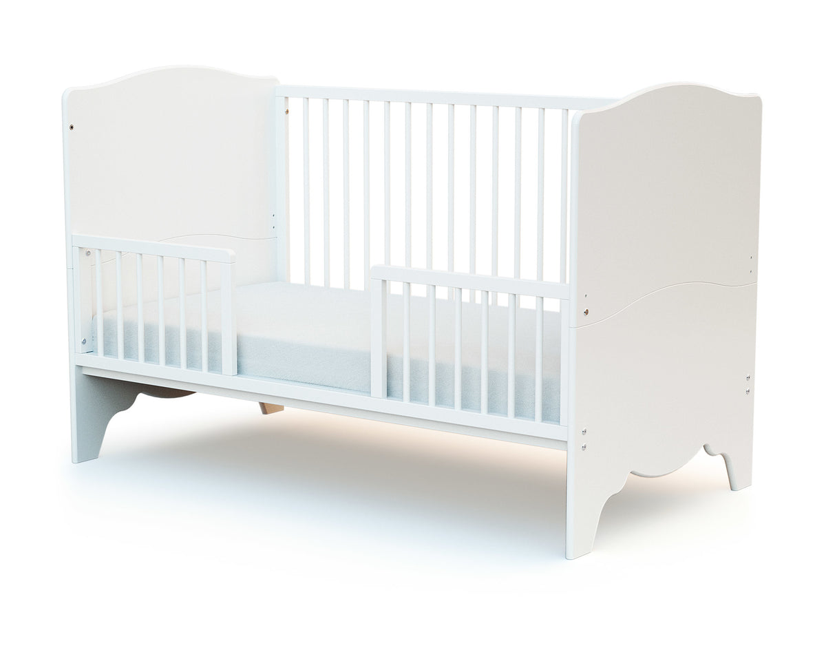 Barrière de lit bébé en bois SEREN Blanc 120 cm