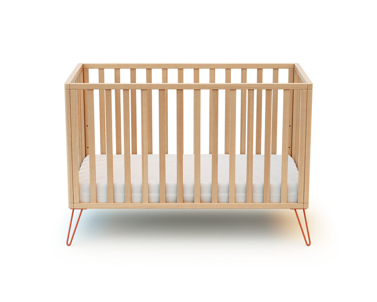 Lit bébé en bois ONLY Terracotta 60 x 120 cm