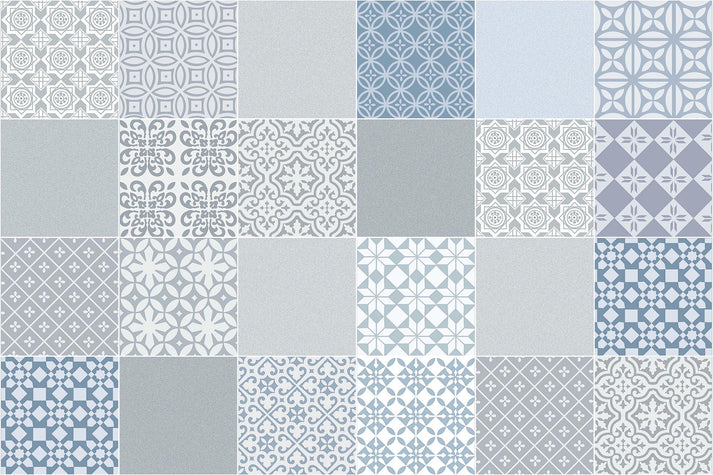 Autocollants muraux  - Rossana bleu