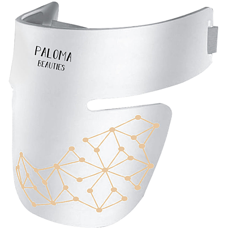 Masque LED anti-âge haute performance visage et cou - blanc