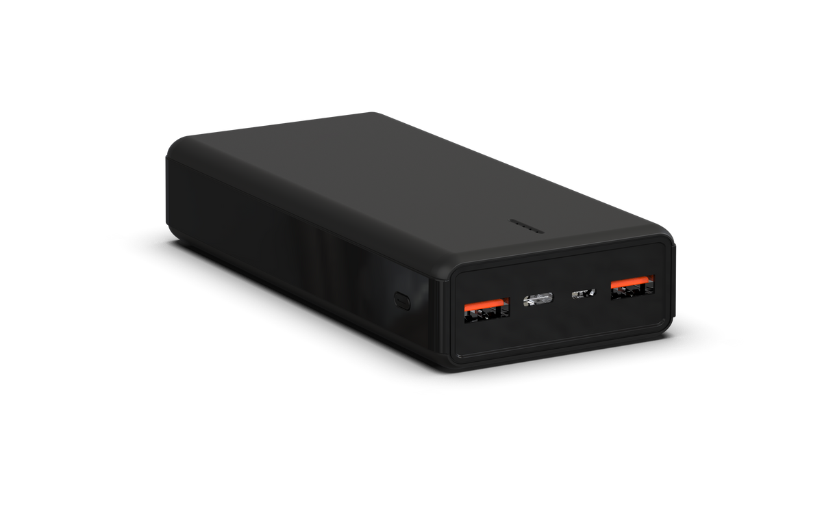 Chargeur mobile Noir Mammoth 20.000 mAh FlinQ