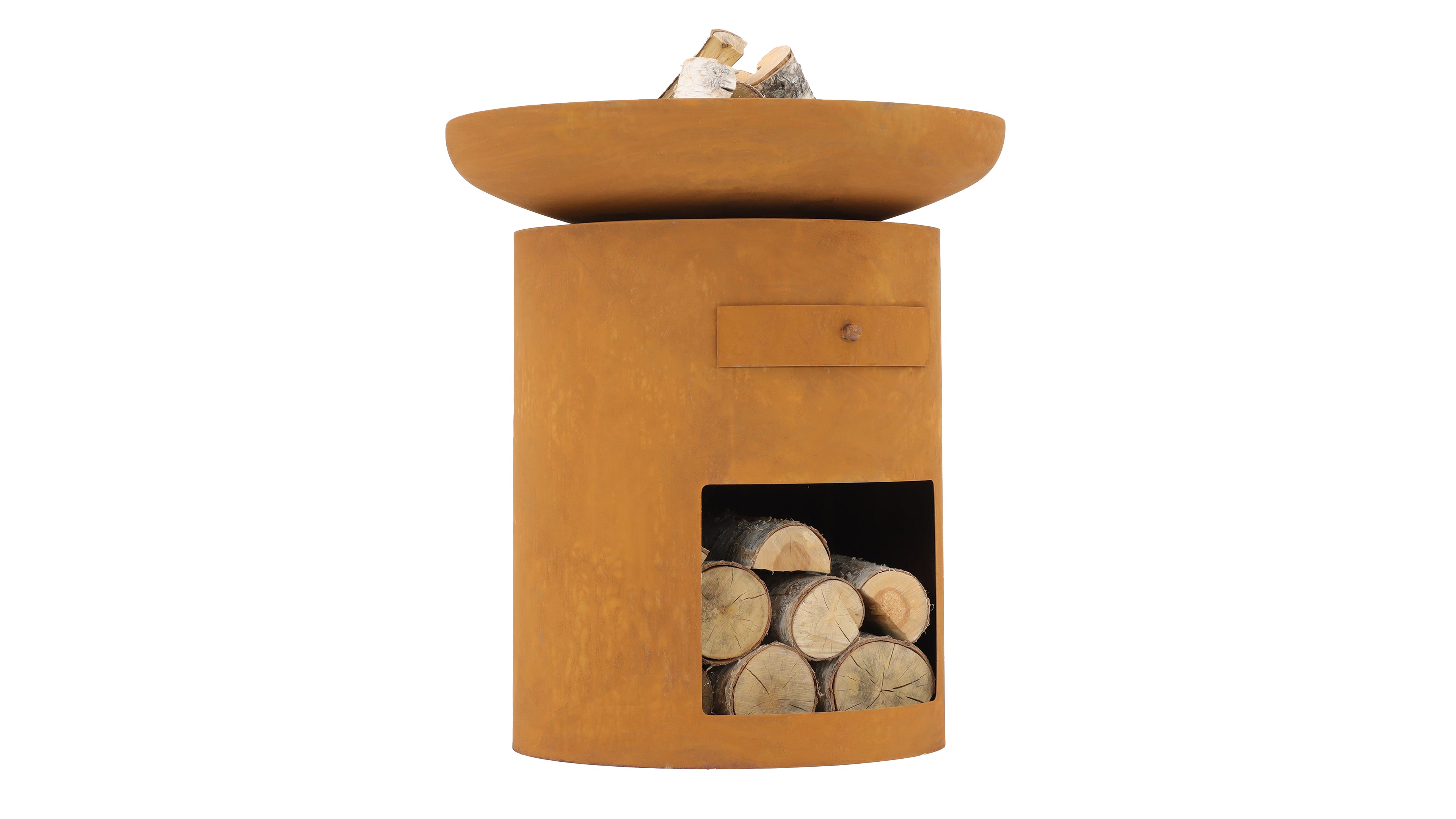 Barbecue brasero plancha 80 cm Sioux oxydé