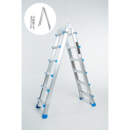 Echelle multifonction semi télescopique, hauteur  5.3m