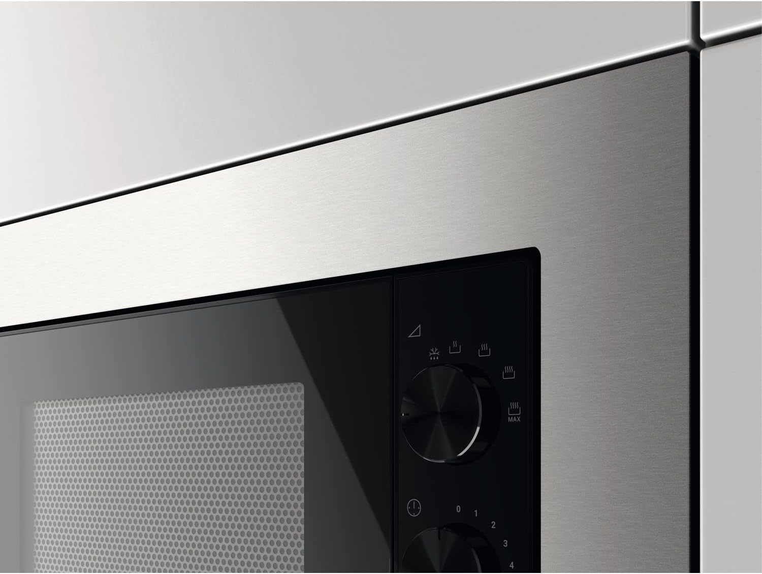 Micro-ondes encastrable  17L inox anti- traces