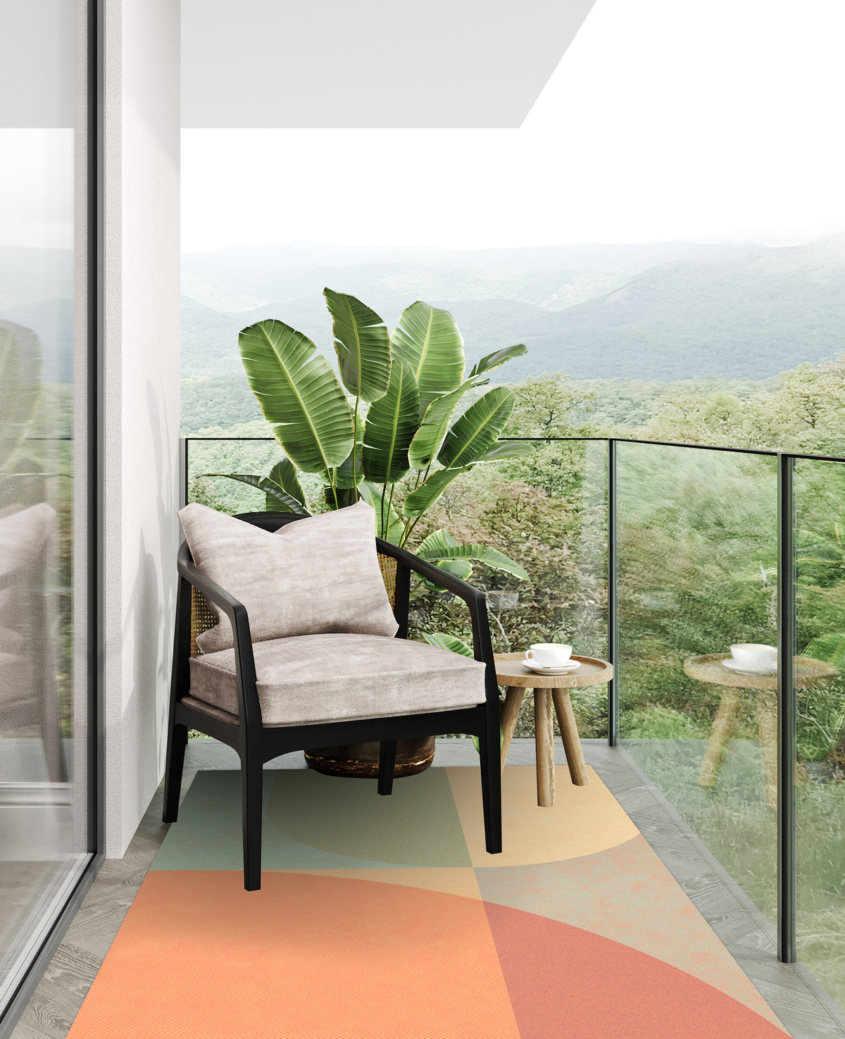 Tapis adhésif en vinyle pour intérieur / extérieur – Palm Springs