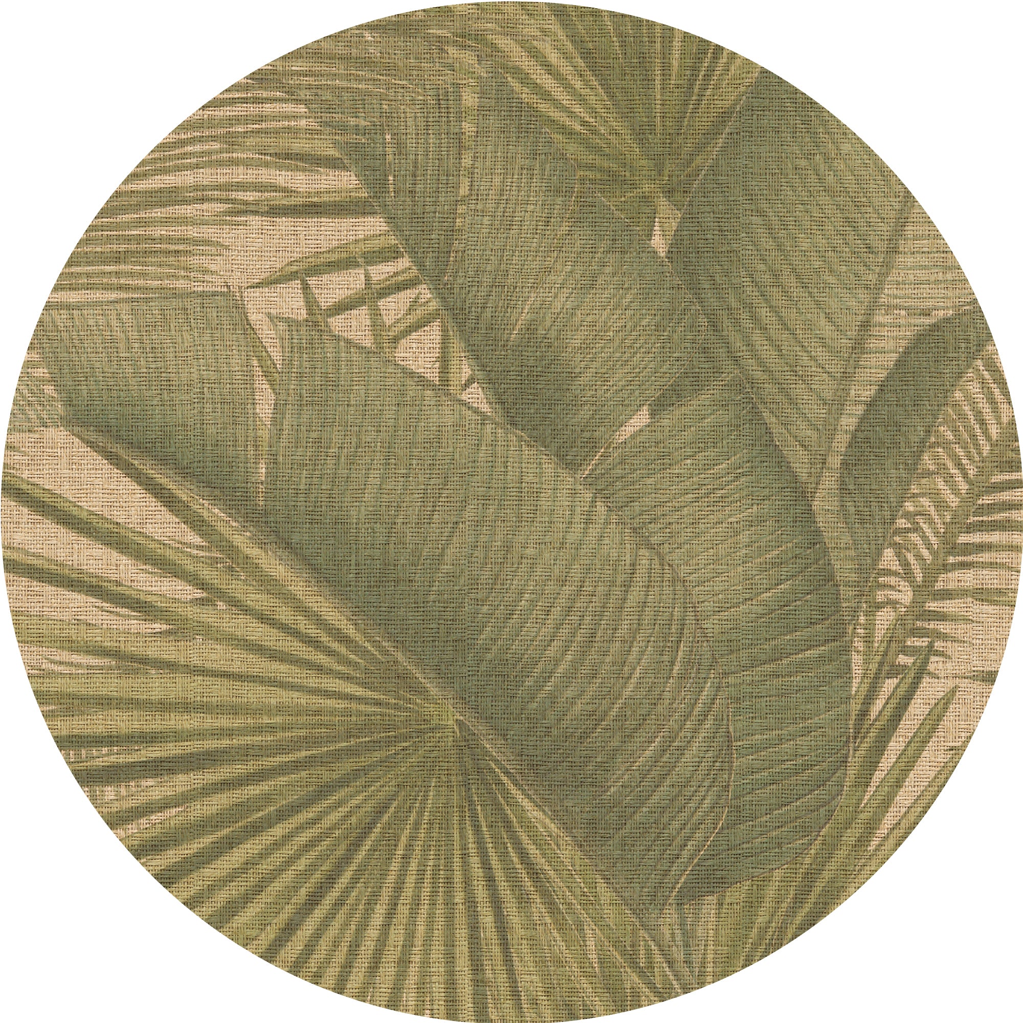 Tapis en vinyle pour intérieur / extérieur – Tropical