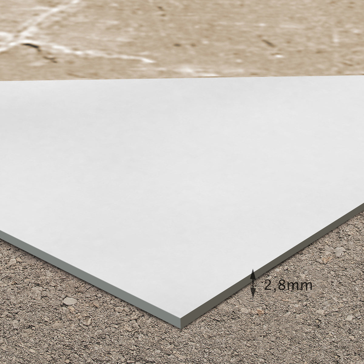 Tapis en vinyle pour intérieur / extérieur – Gadir Sepia