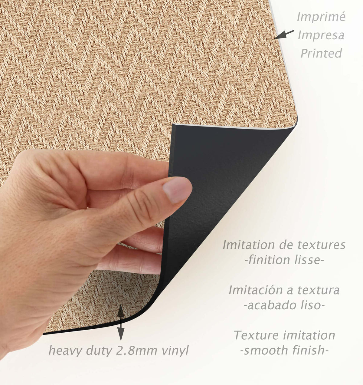 Tapis en vinyle pour intérieur / extérieur – Christopher