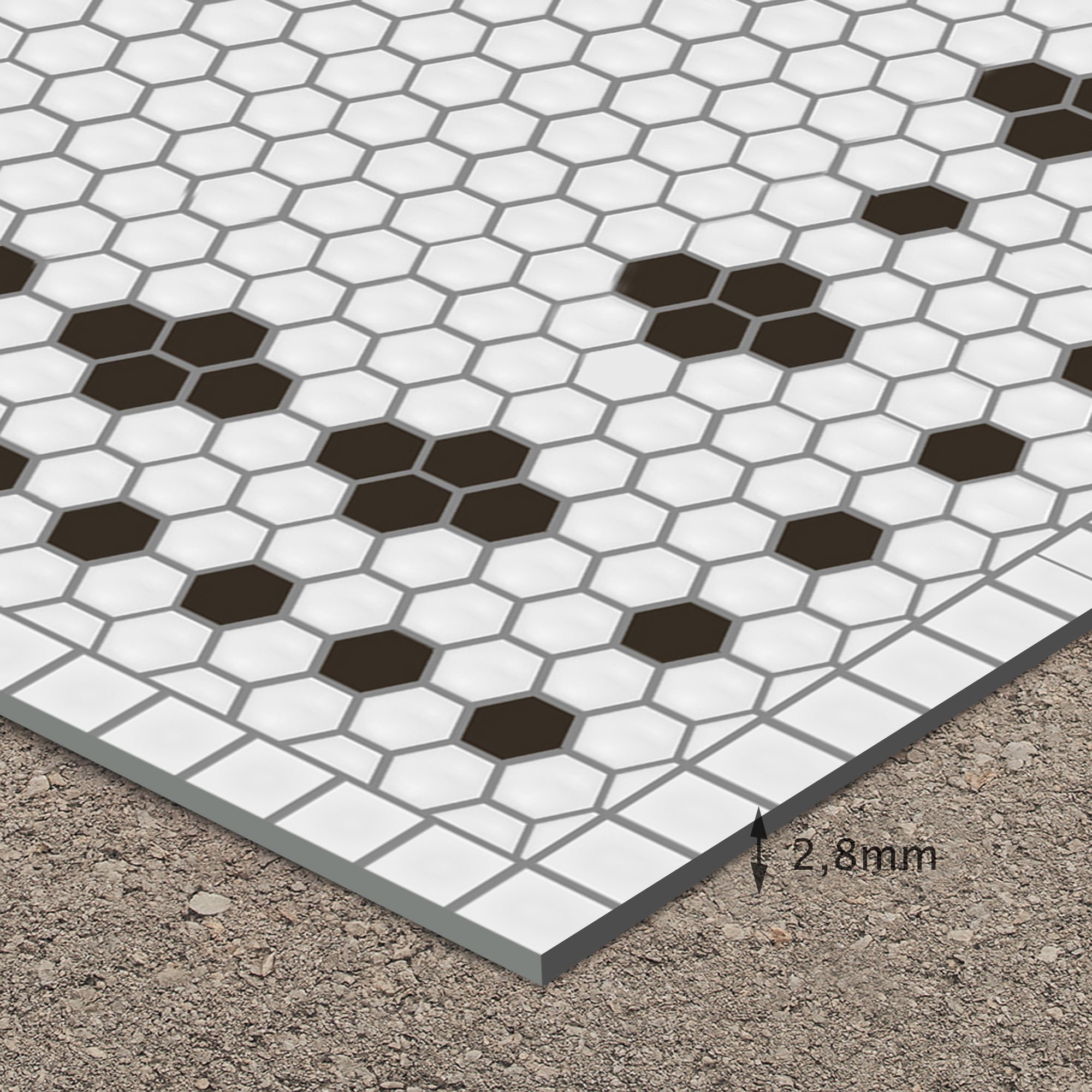 Tapis adhésif en vinyle pour intérieur / extérieur - Marie
