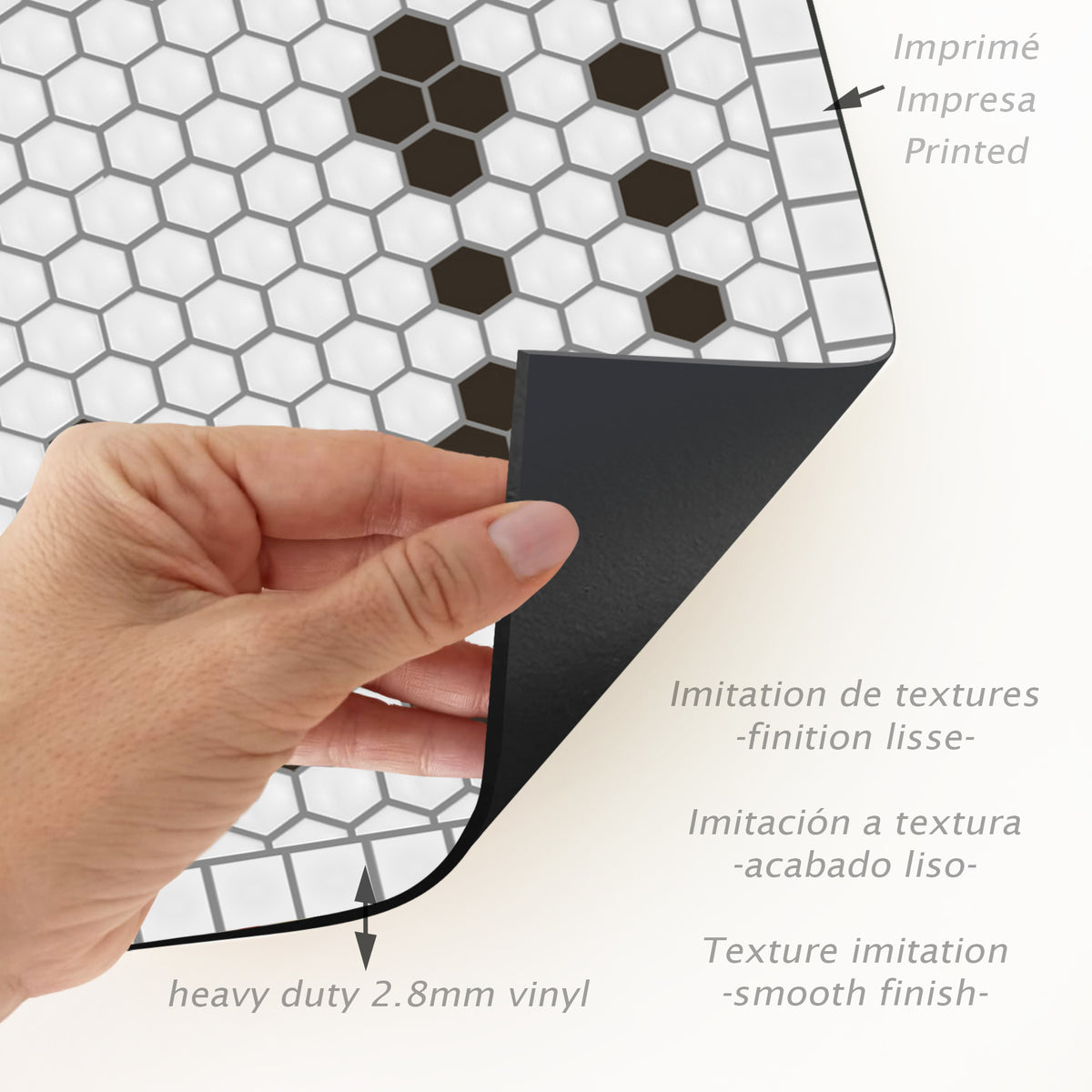 Tapis adhésif en vinyle pour intérieur / extérieur - Marie