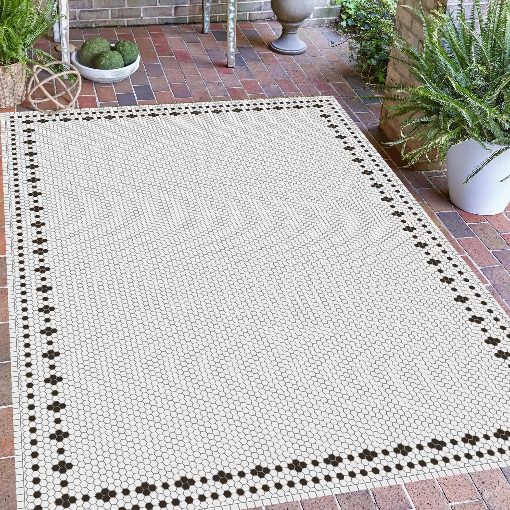 Tapis adhésif en vinyle pour intérieur / extérieur - Marie