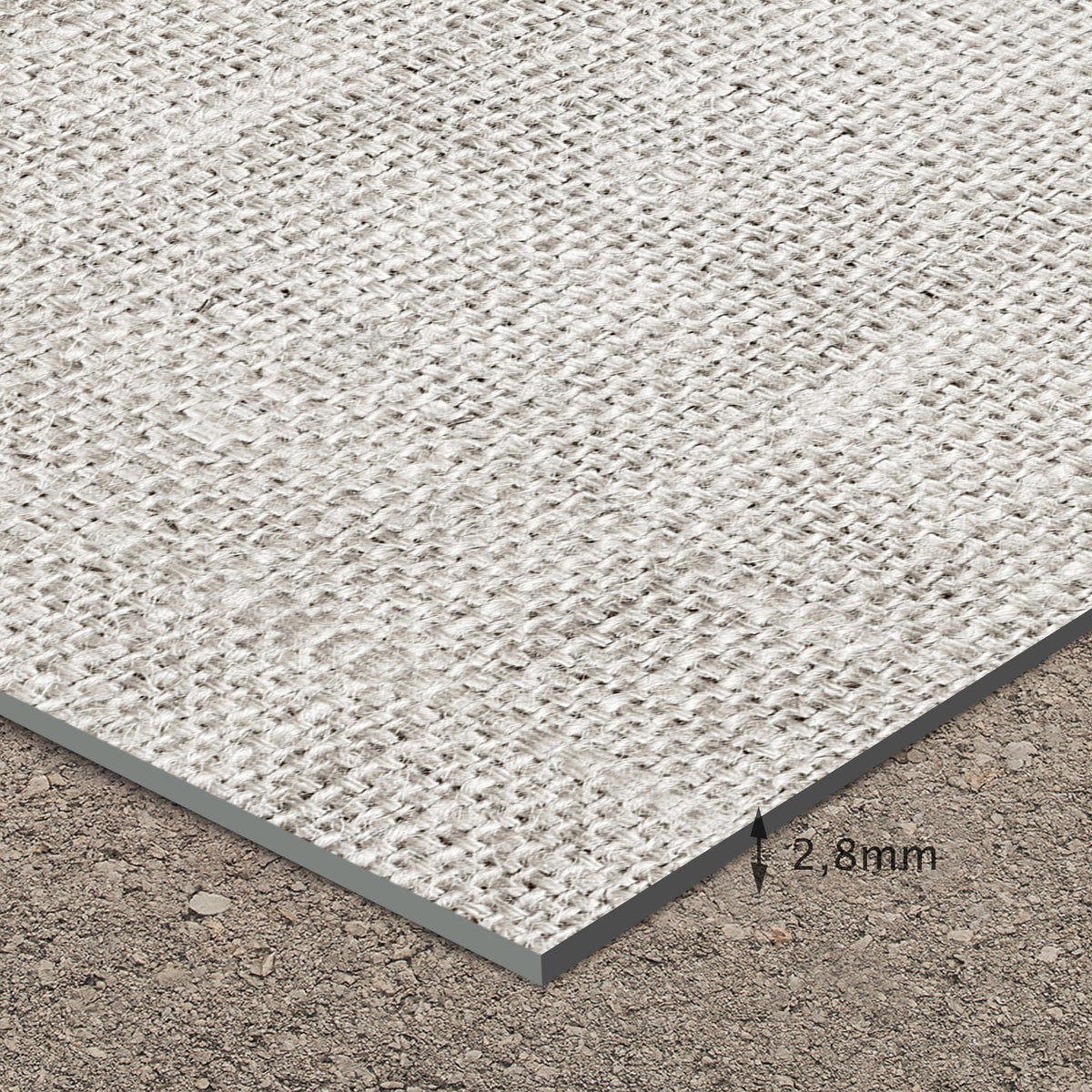 Tapis en vinyle pour intérieur / extérieur - Formes texture raphia