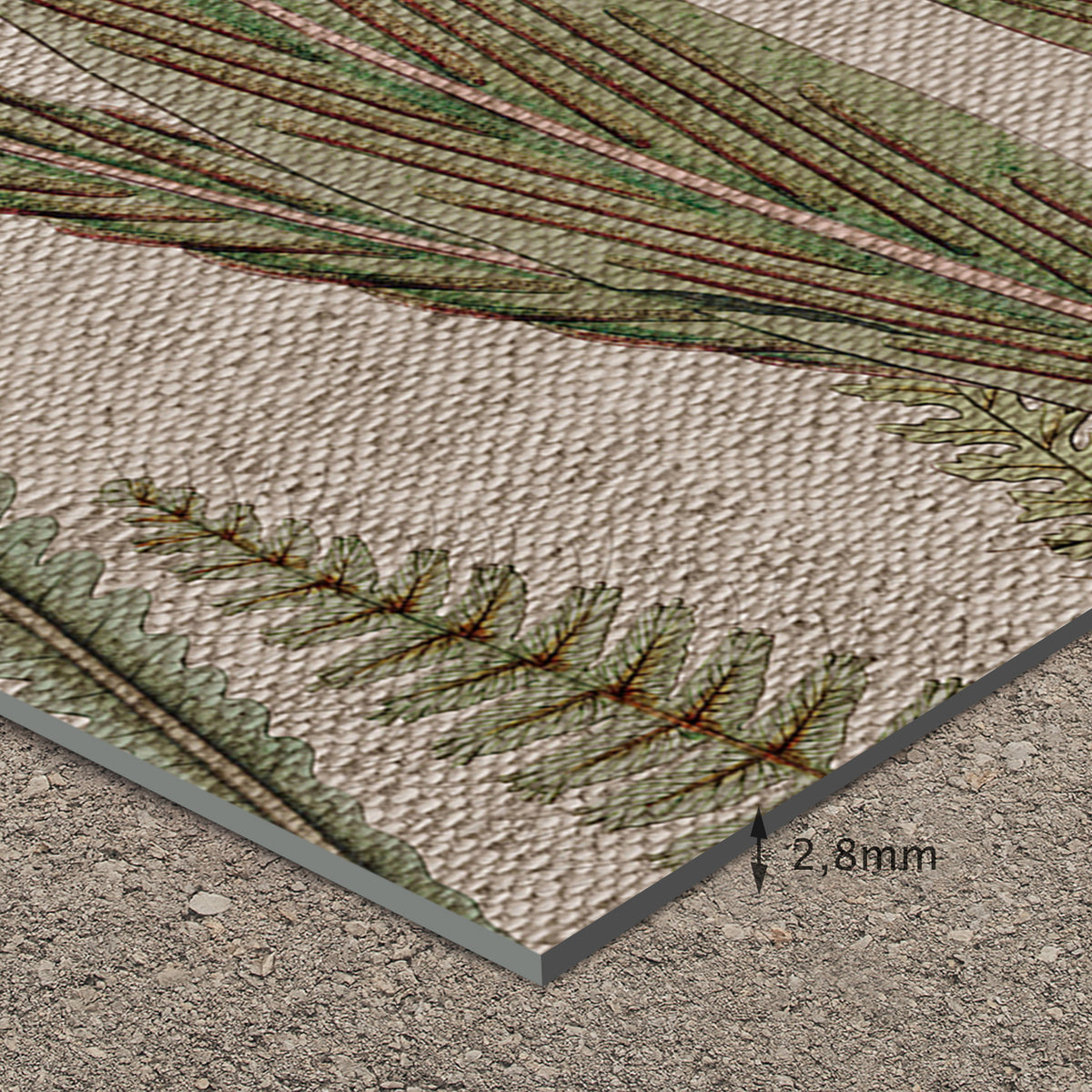 Tapis en vinyle pour intérieur / extérieur - Oiseaux verts