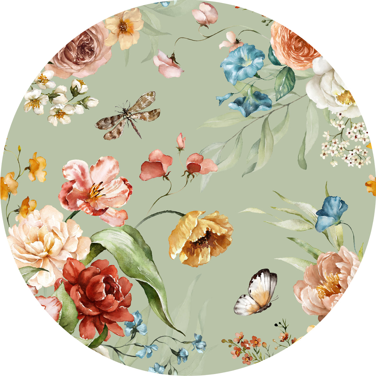 Tapis en vinyle pour intérieur / extérieur - Jardín secret