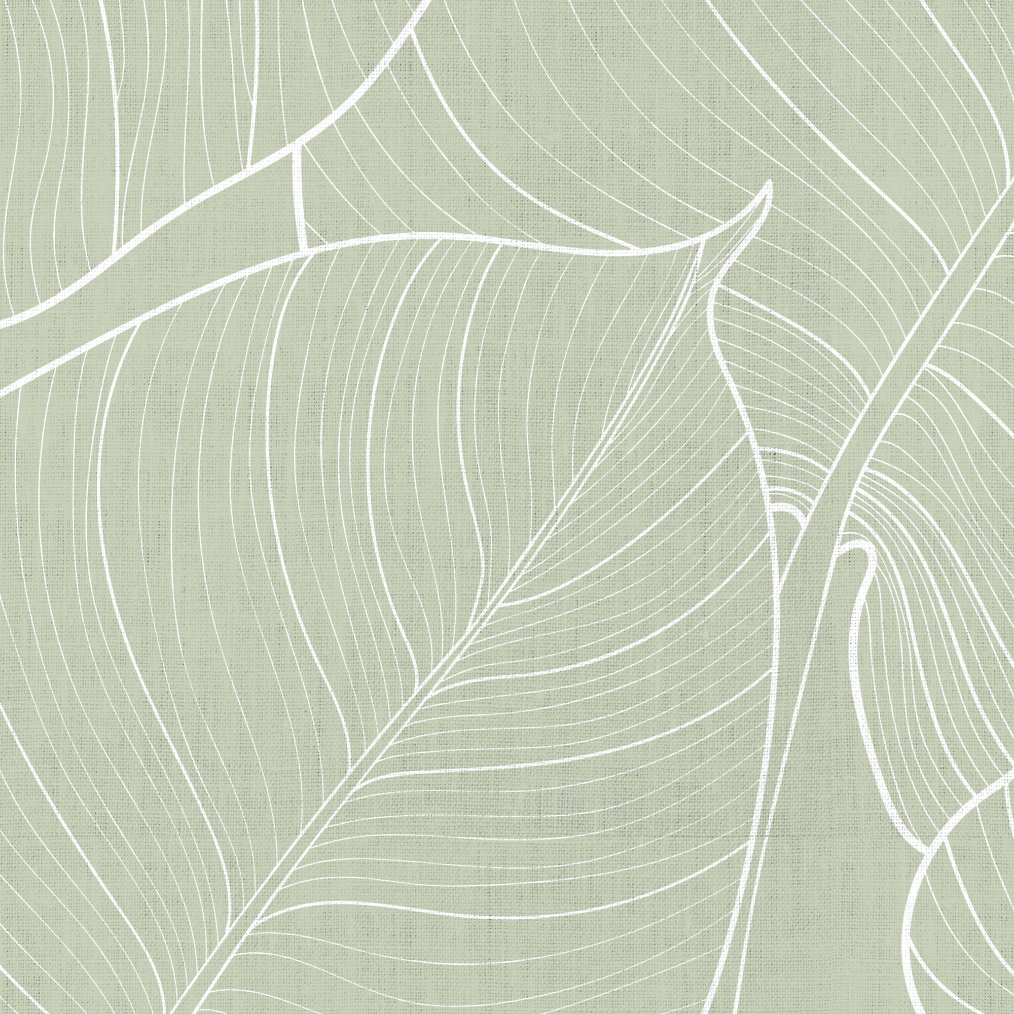 Tapis en vinyle pour intérieur / extérieur - Feuilles vertes