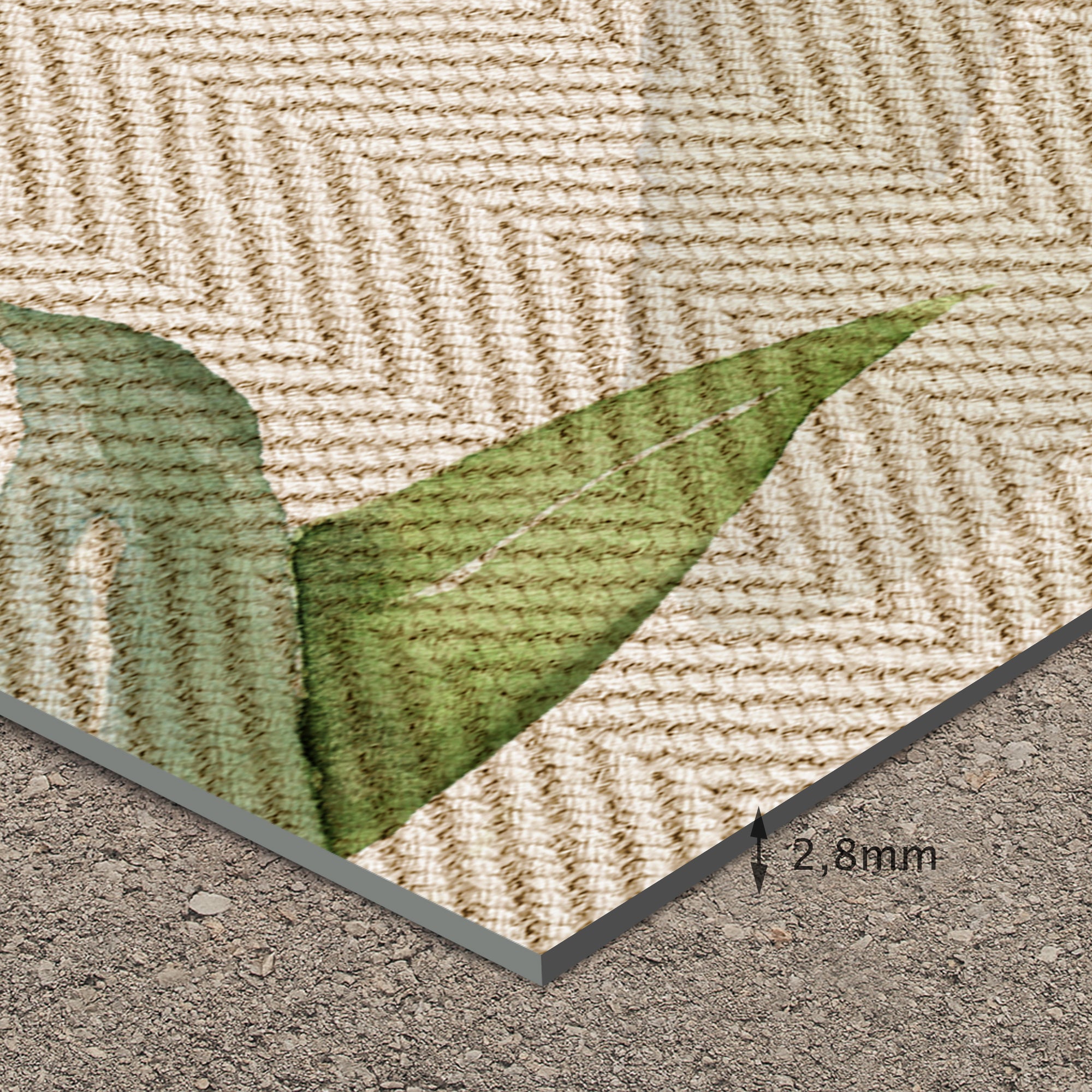 Tapis en vinyle pour intérieur / extérieur - Jardín français