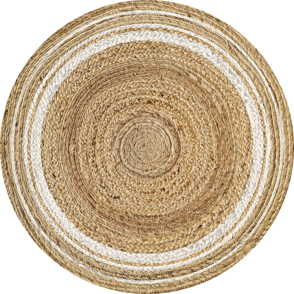Tapis en vinyle pour intérieur / extérieur - Carthagène blanc