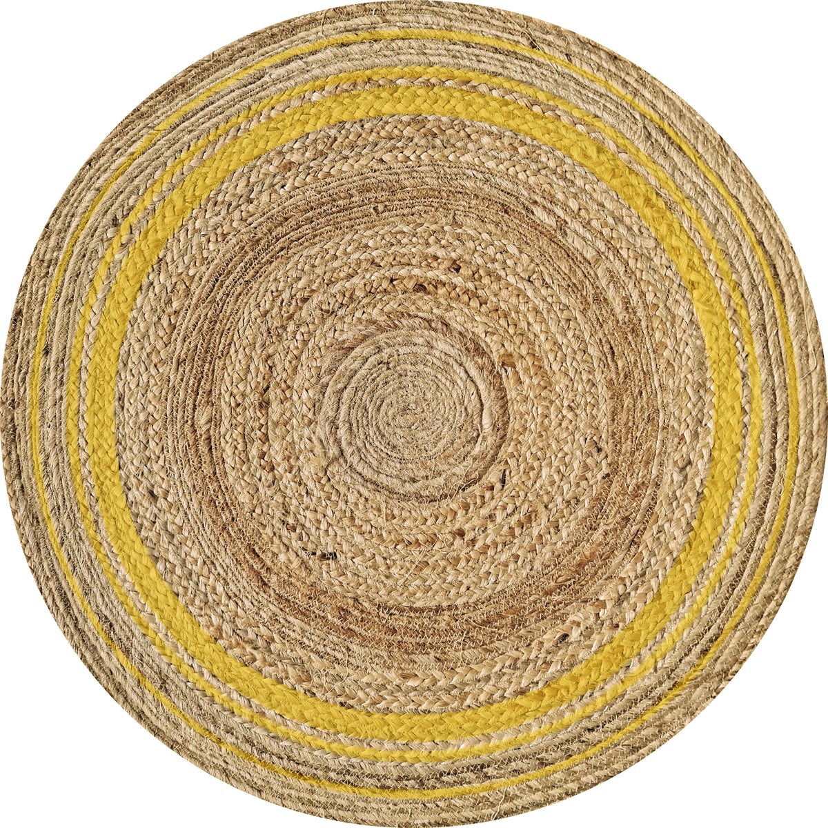 Tapis en vinyle pour intérieur / extérieur - Carthagène jaune