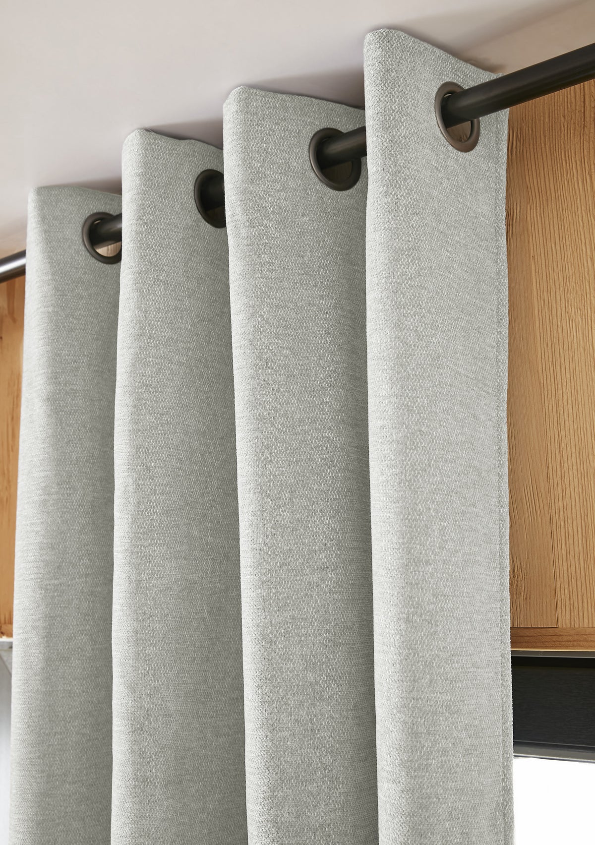 Rideau 140 x 180 cm Occultant + polaire BJORN Eucalyptus