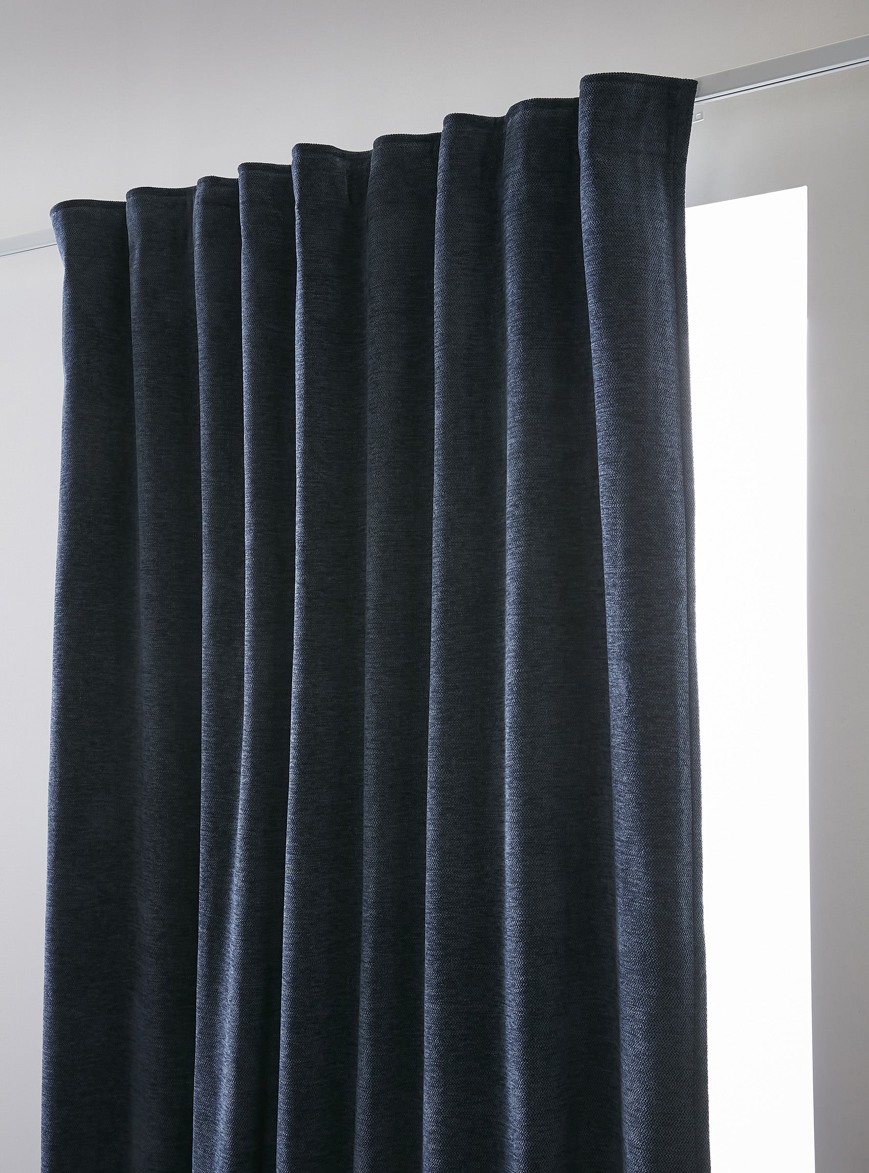 Rideau galon fronceur 140 x 260 cm Occultant + polaire BJORN Minuit