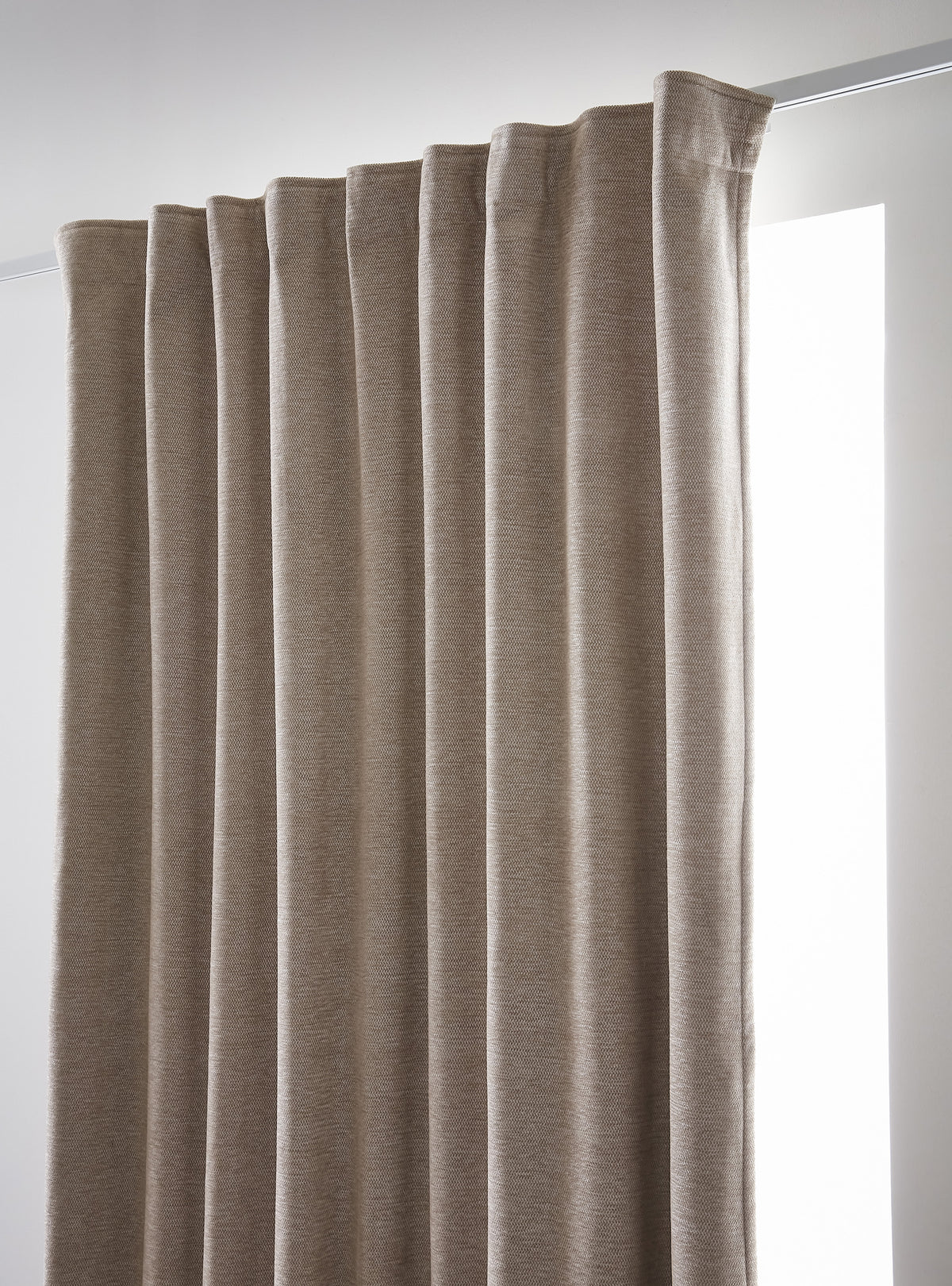 Rideau galon fronceur 140 x 260 cm Occultant + polaire BJORN Lin