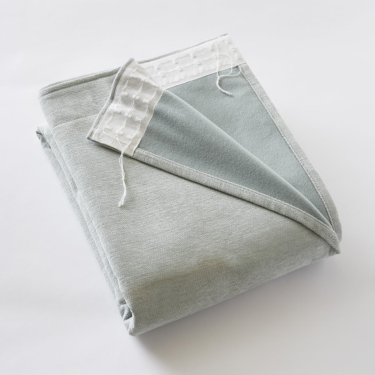 Rideau galon fronceur 140 x 260 cm Occultant + polaire BJORN Eucalyptus