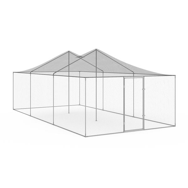 Volière grillagée 18m² - 6x3m
