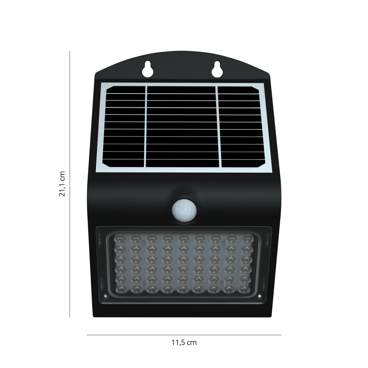 Lampe Solar Atalanta 4W - Applique Butterfly - Détecteur de Mouvement - Lampe à énergie solaire