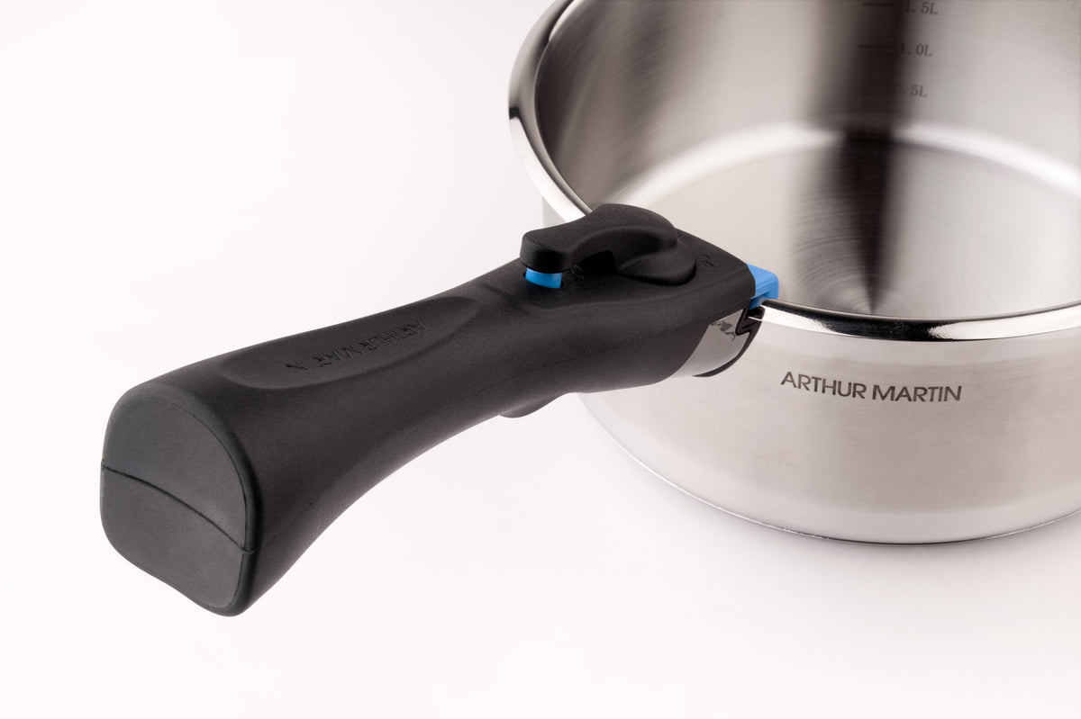 Batterie de cuisine 10 pièces tous feux dont induction acier inoxydable