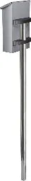 Piquet de support simple inox