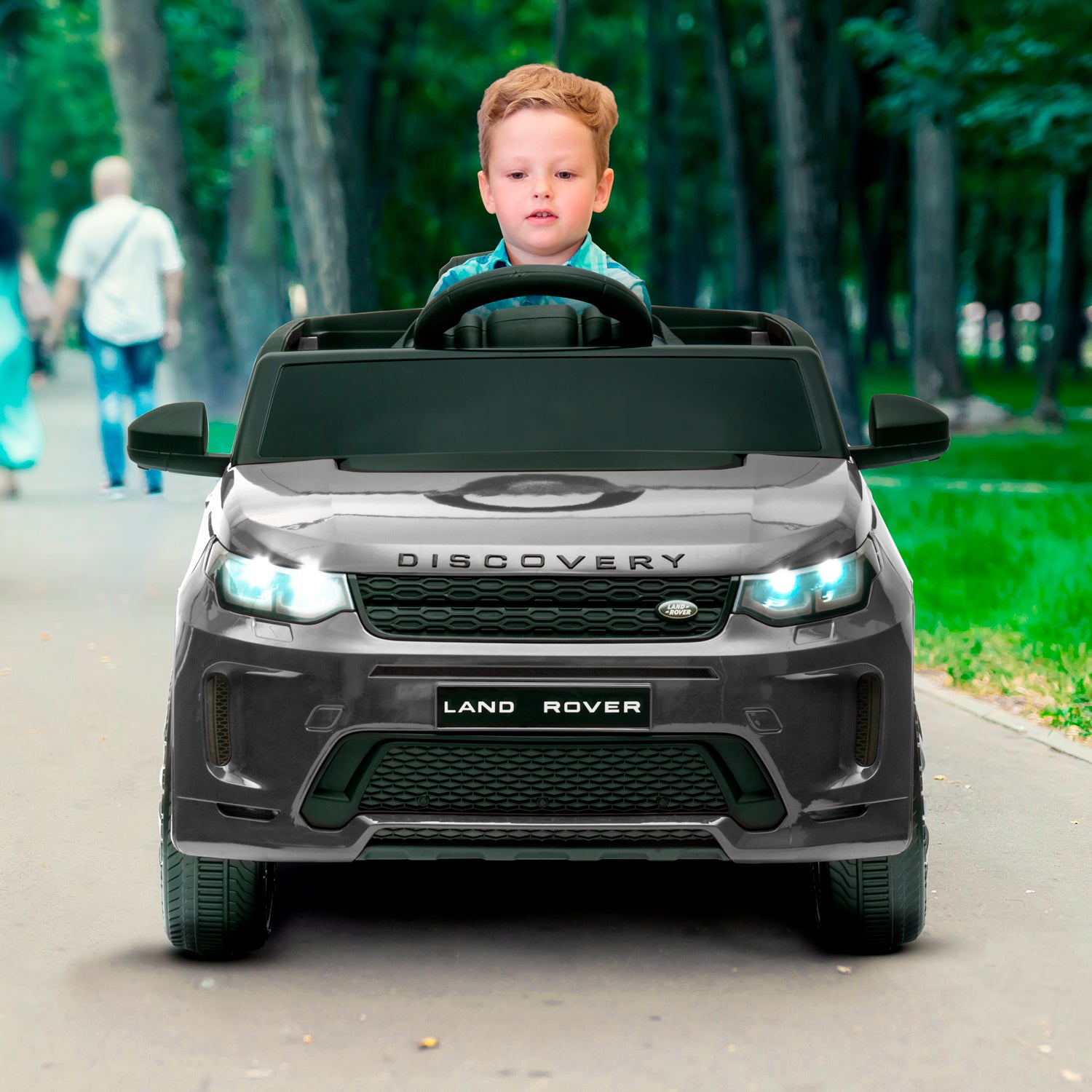 Voiture SUV électrique Land Rover Discovery Noir - 36m+