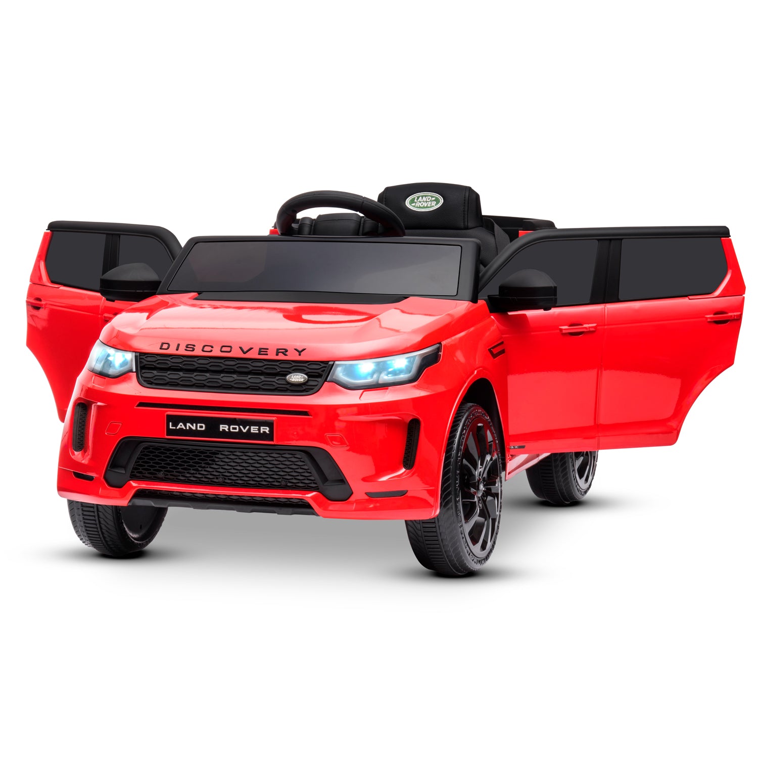 Voiture SUV électrique Land Rover Discovery Rouge - 36m+