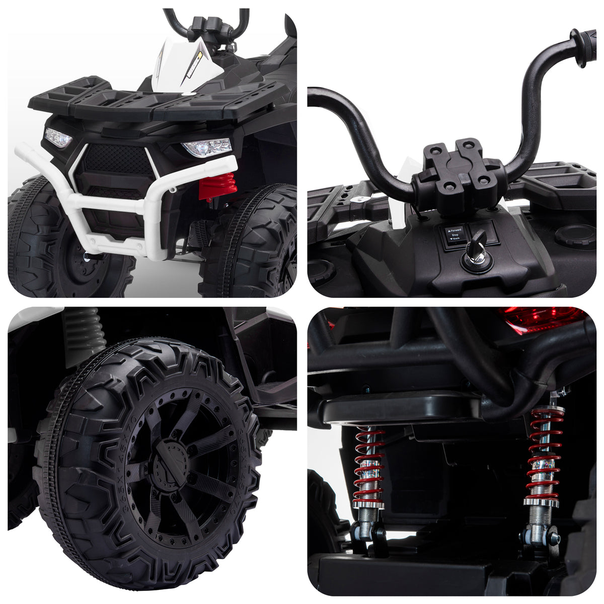 Quad électrique Blanc - 36m+