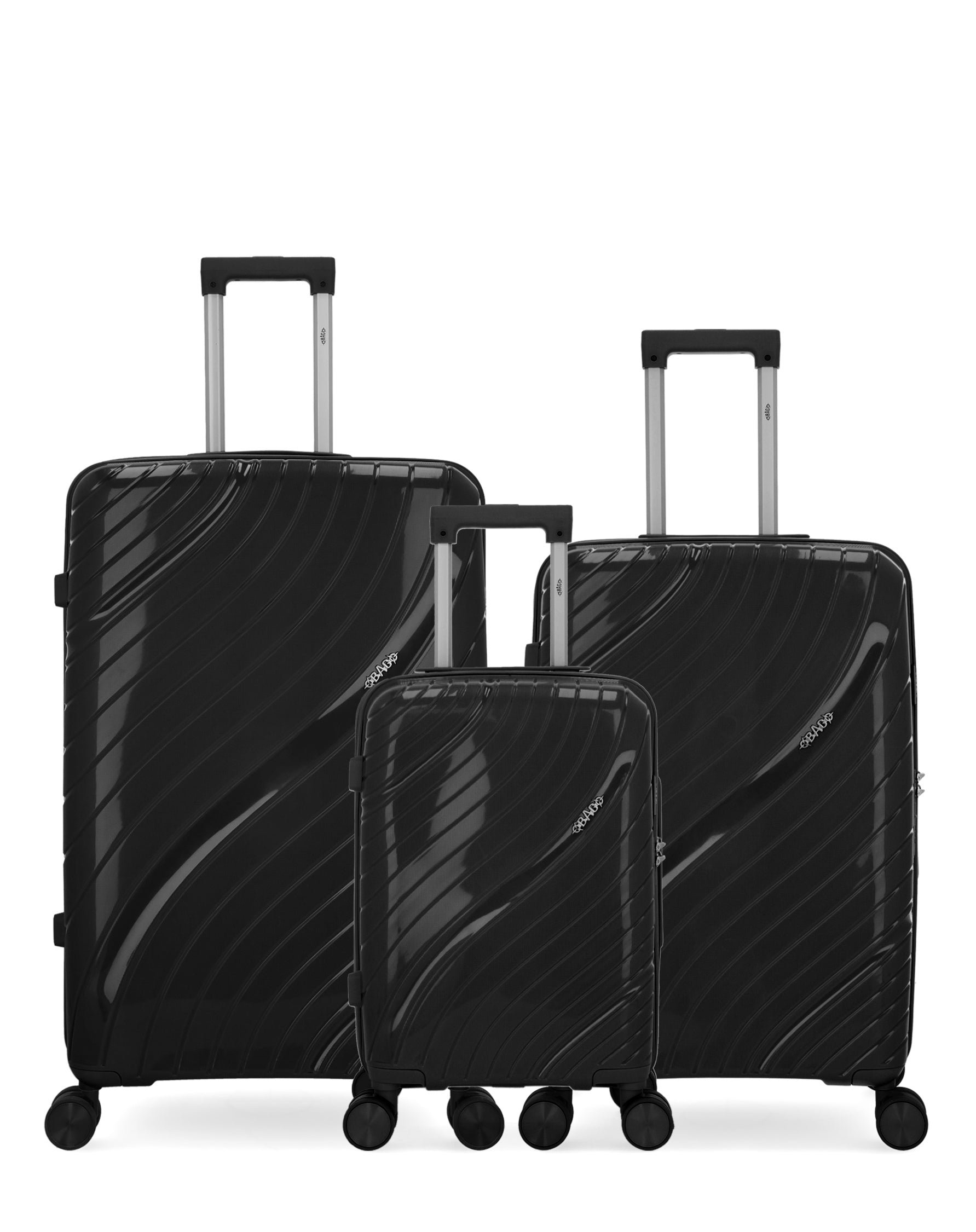 Lot de 3 - Grande valise, week-end et petite valise cabine Lyra