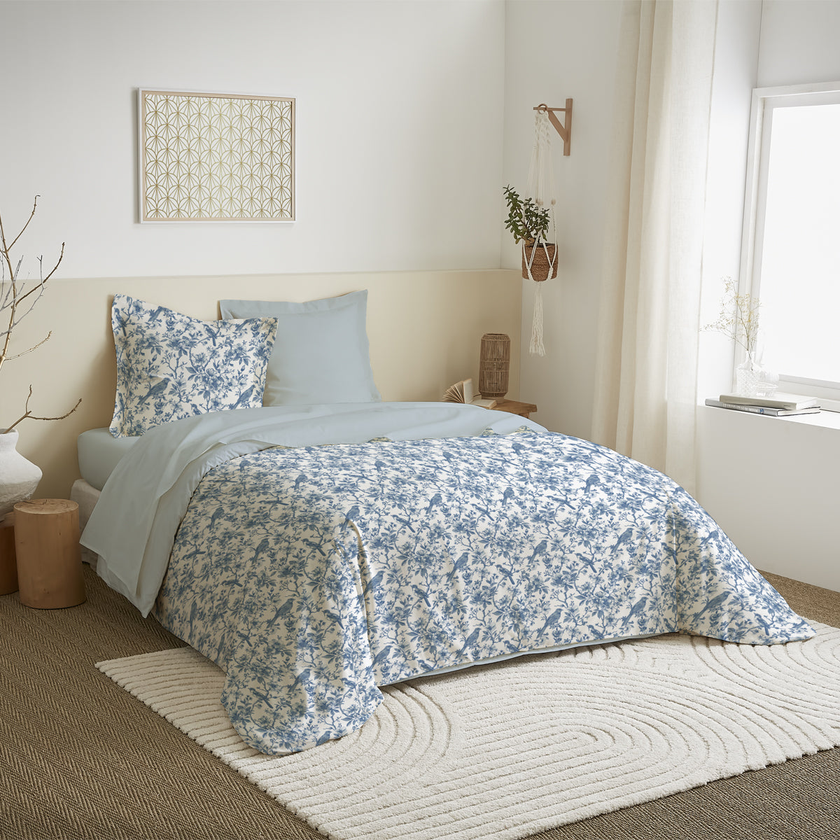 Pack Complet Housse de couette  Imprimé 240 x 220 cm - Drap housse 140 x 190 cm 9 modèles au choix