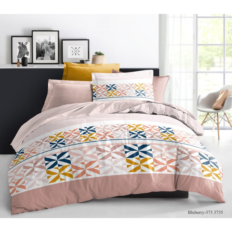 Pack Complet Housse de couette  Imprimé 240 x 220 cm - Drap housse 140 x 190 cm 9 modèles au choix