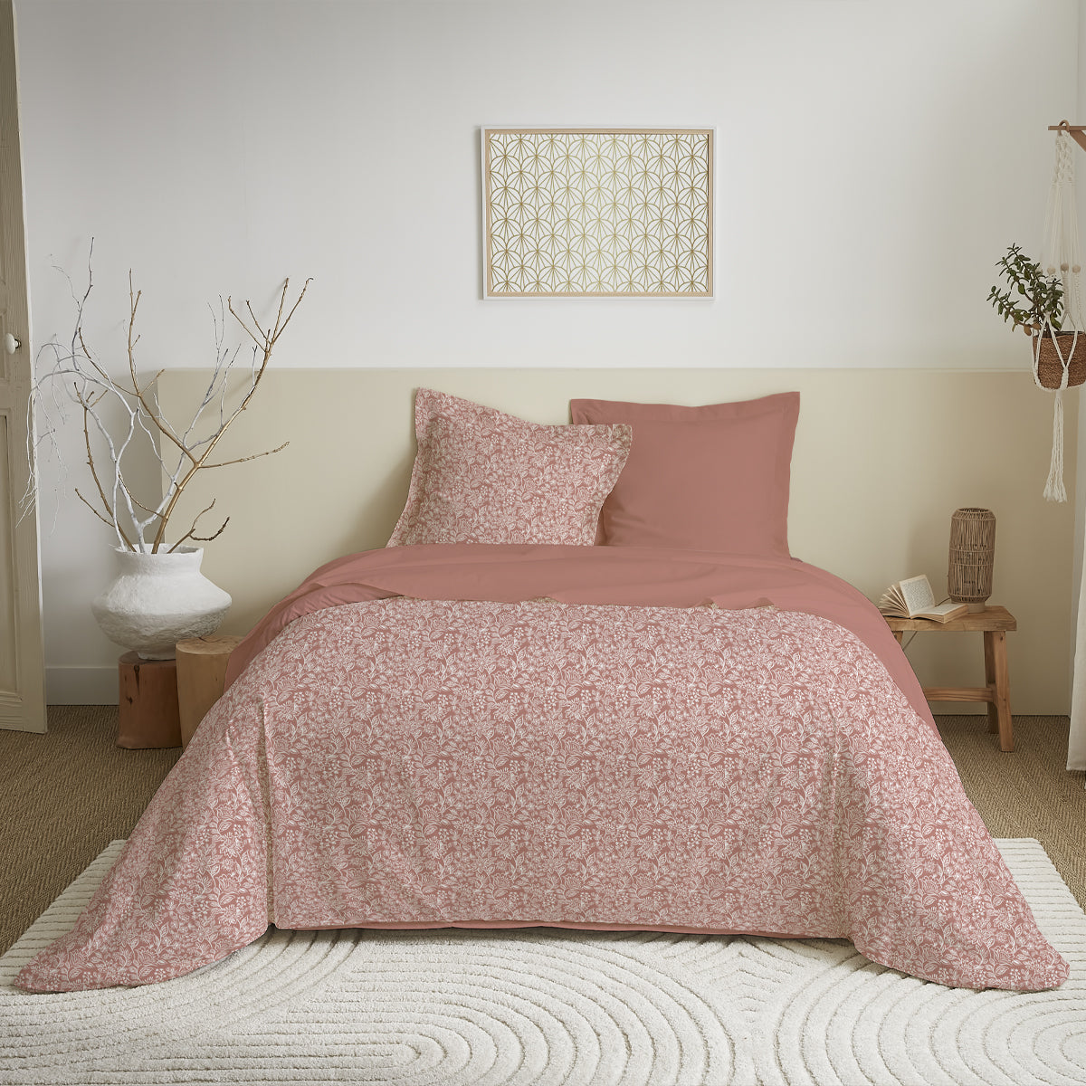 Parure de couette 3 Pièces réversible 260 x 240 cm 18 modèles au choix
