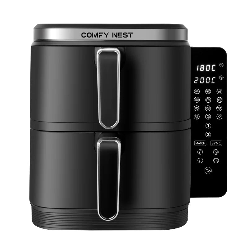 Friteuse à air chaud Air fryer double panier verticale  11L 2800W