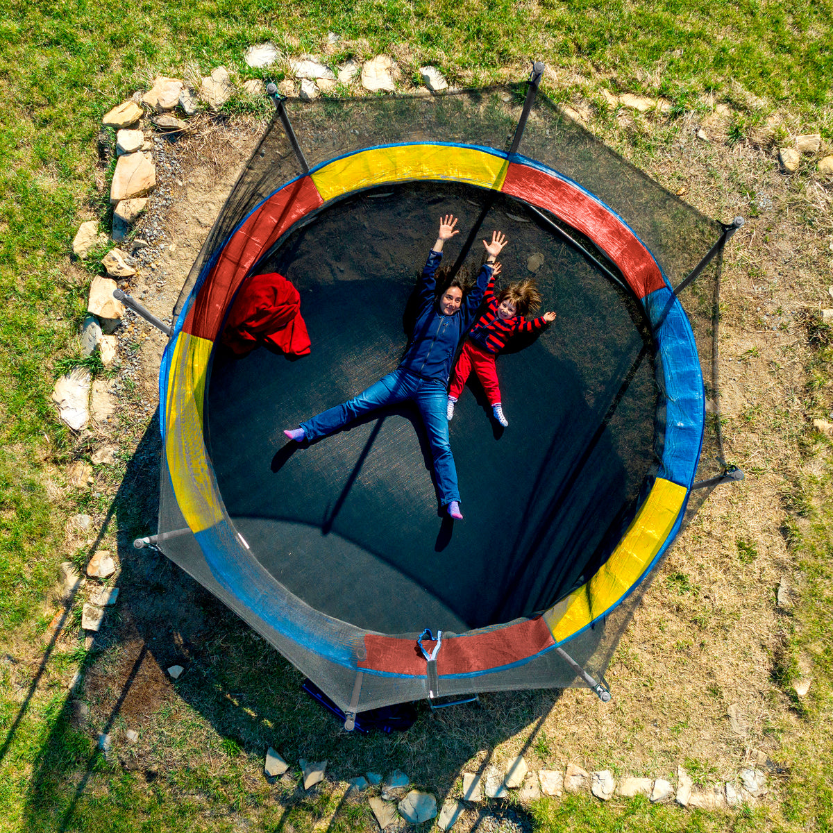 Coussin de protection trampoline 10FT-305cm - Multicolore