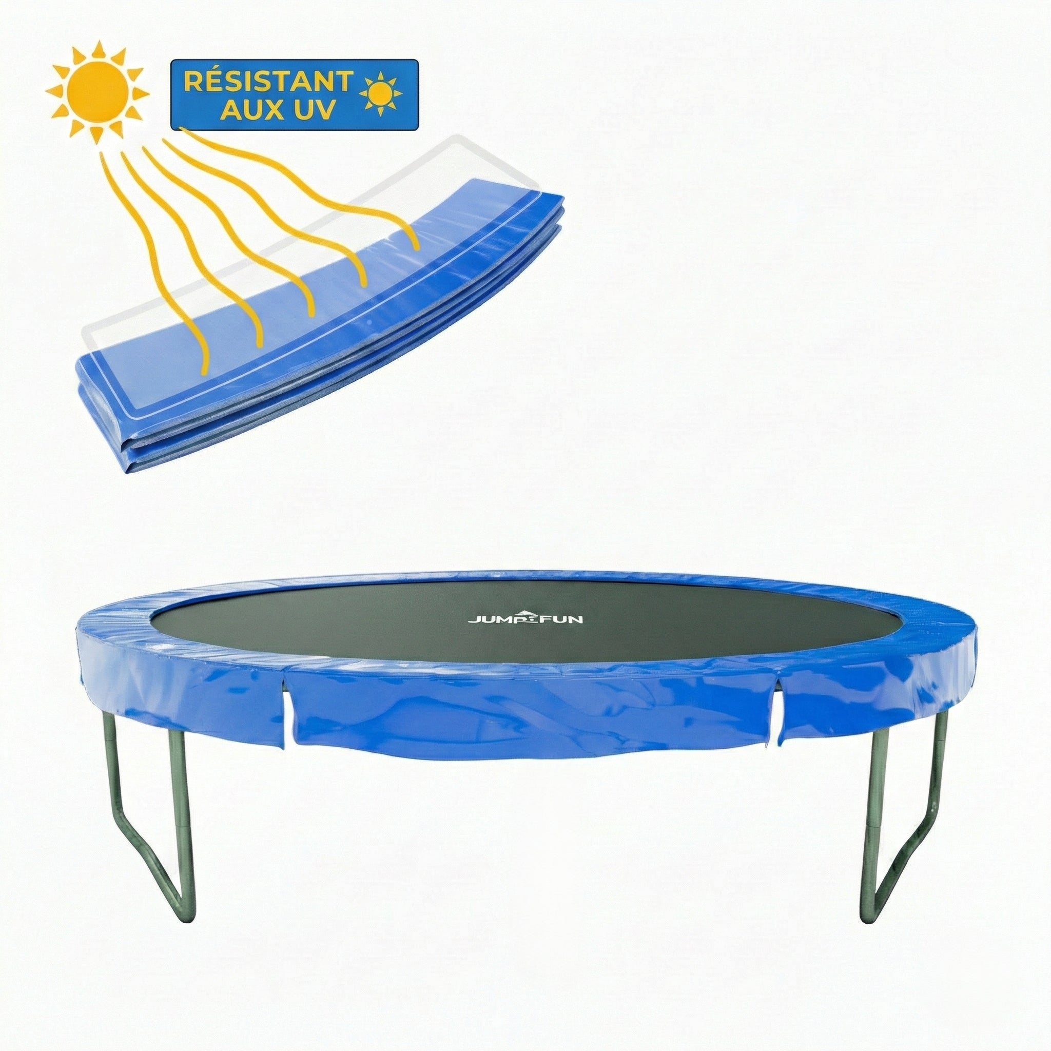 Coussin de rembourrage en PE pour Trampoline 5FT - 150cm - Bleu