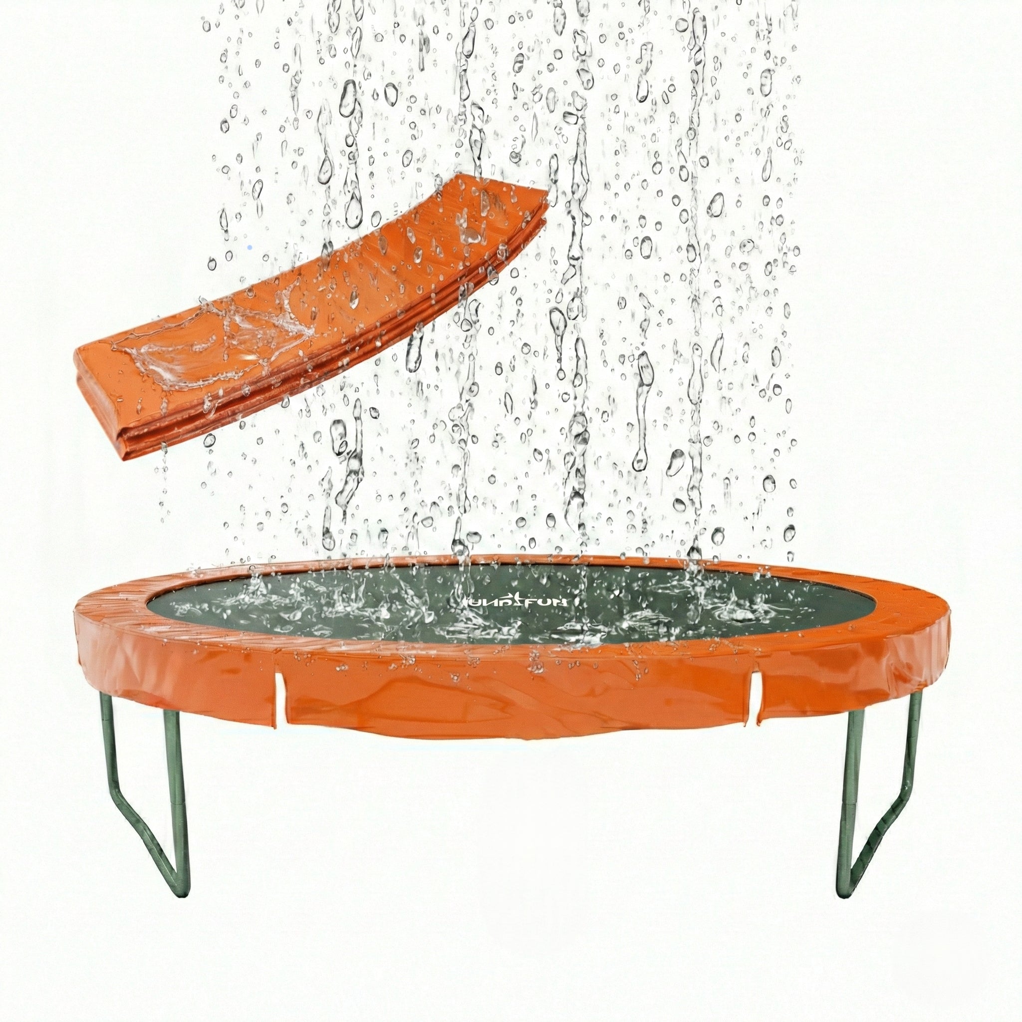Coussin en Polyethylene pour Trampoline 6FT - 185cm - Orange