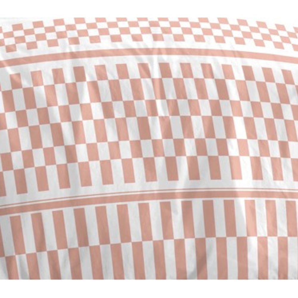 Parure de couette 3 pièces "Louna" 260 x 240 cm  Casimir Peche