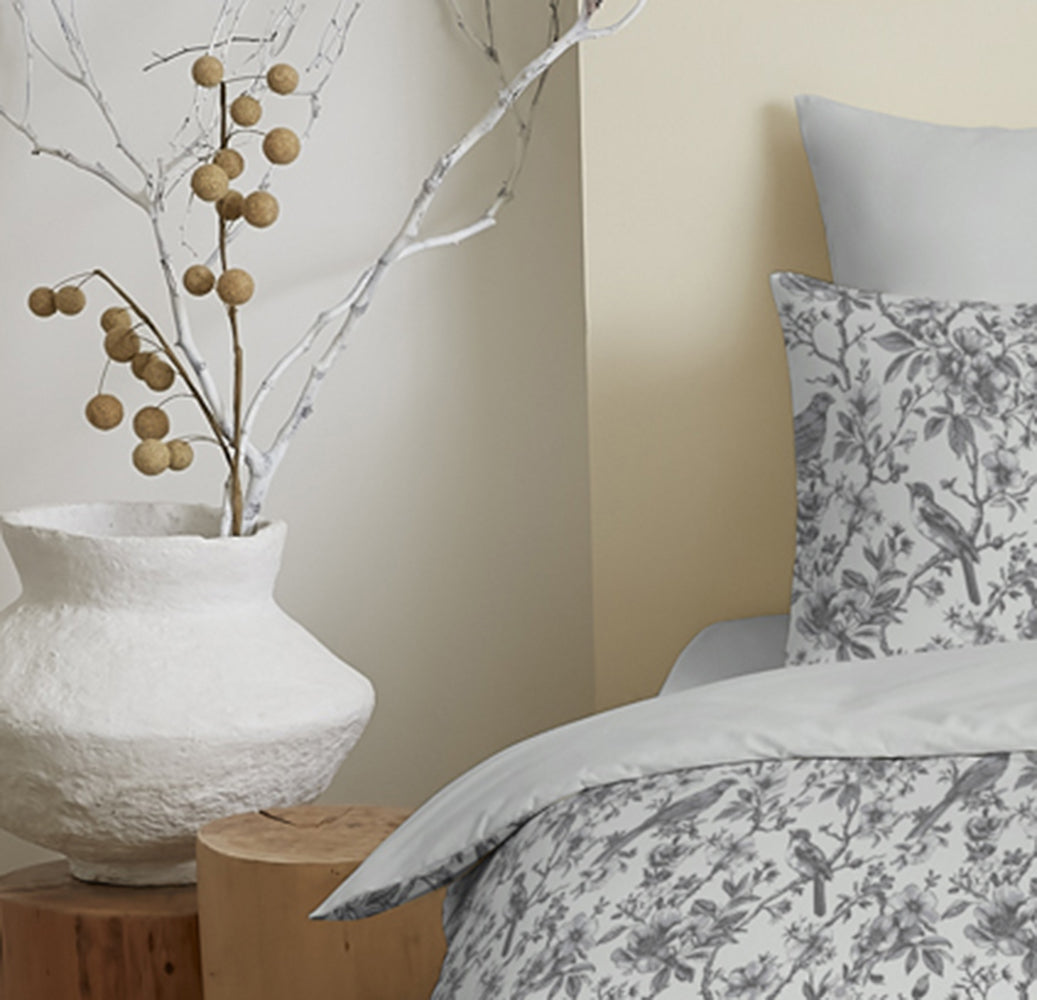 Pack 4 Pièces Housse de couette  Imprimé 140 x 200 cm - Drap housse 90 x 190 cm - 100% Coton 57 Fils