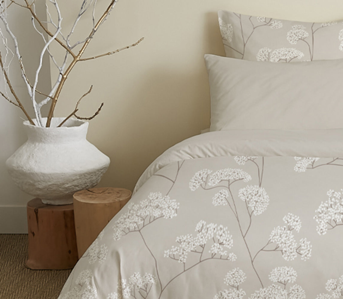 Pack 6 pièces Housse de couette Imprimé 240 x 260 cm - Drap housse 180 x 200 cm - 100% Coton 57 Fils