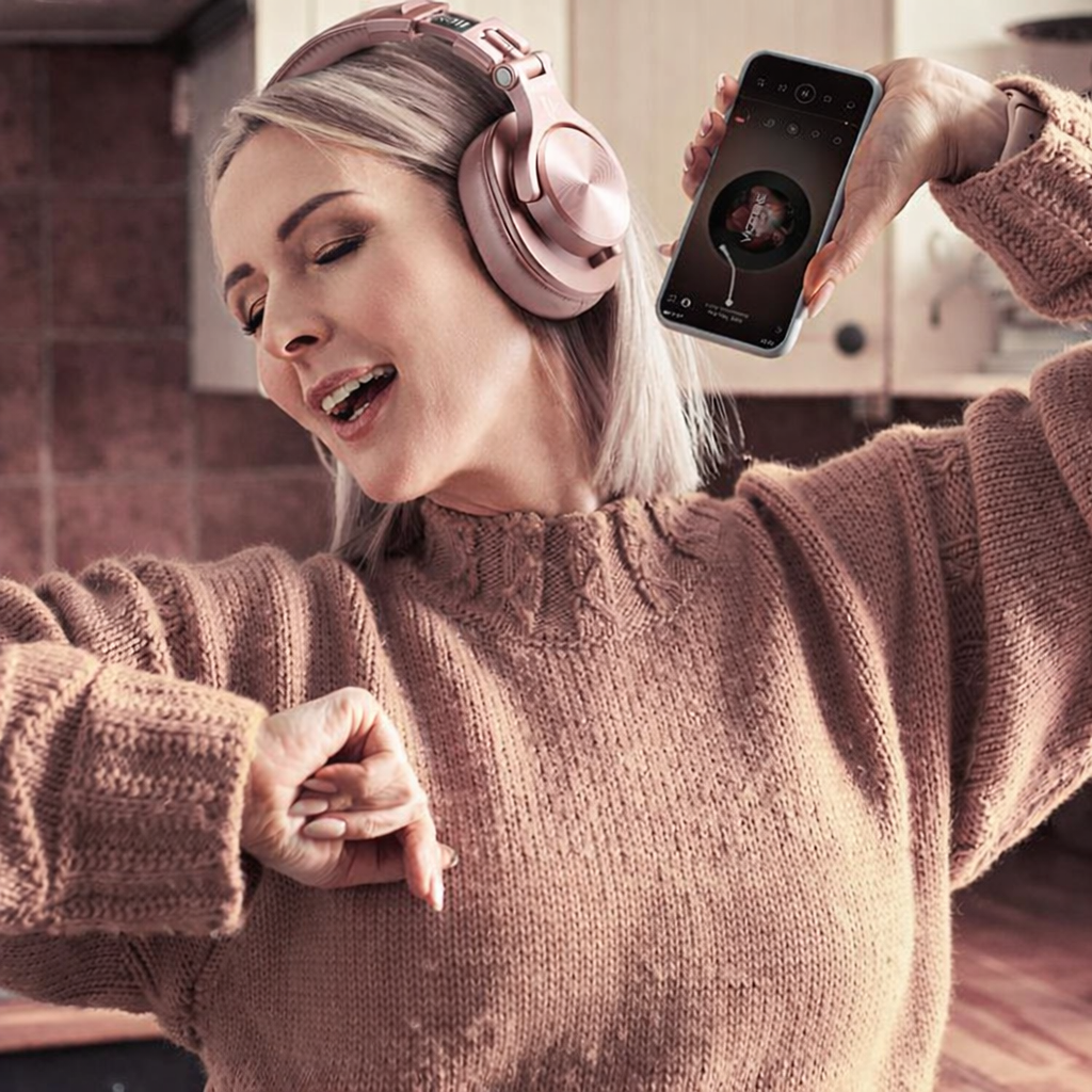 Casque Bluetooth H6 – Son haute fidélité & 72 h d'autonomie - rose