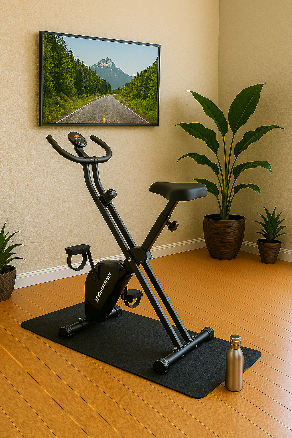 Vélo d'appartement pliable