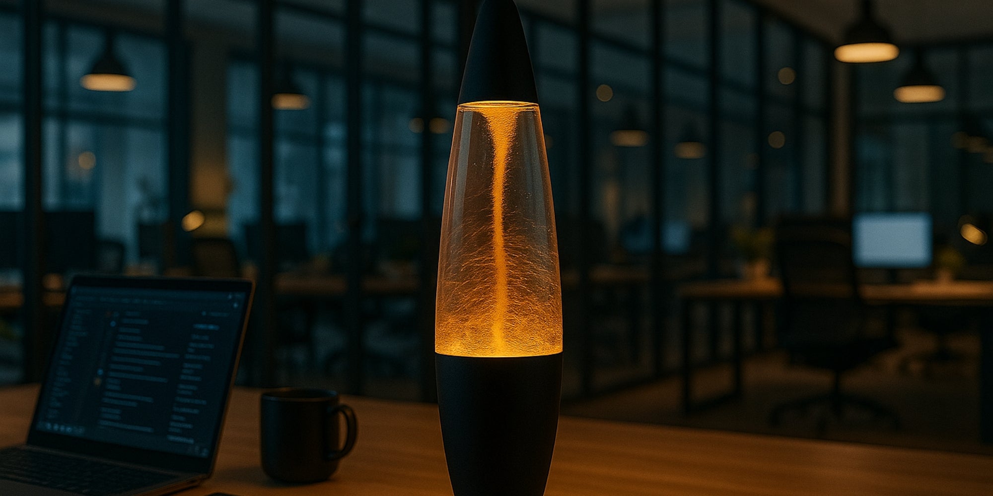 Lampe LED Tornade 34cm – Effet Lave et Tourbillon, Couleurs Changeantes, Alimentation USB,