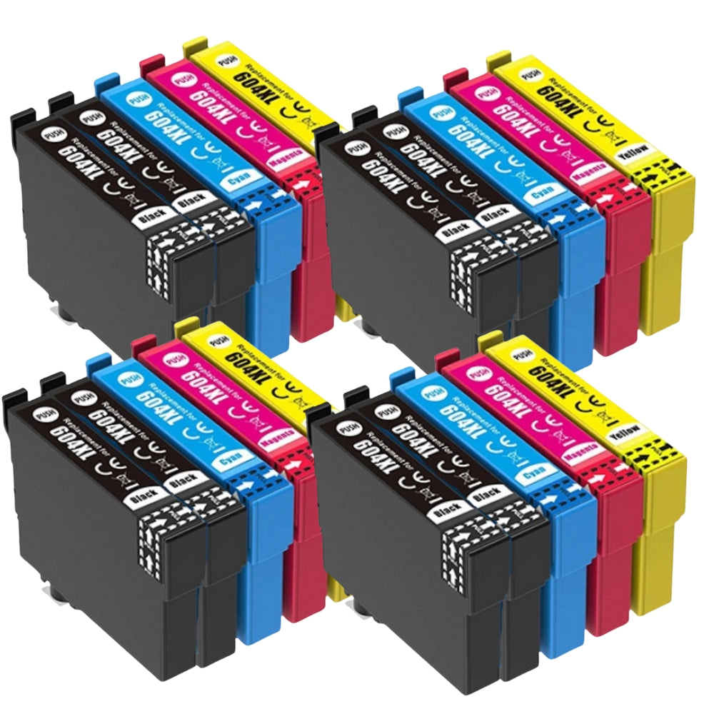 Pack de  Cartouches 604 XL Compatibles pour Imprimante EPSON 604 XL