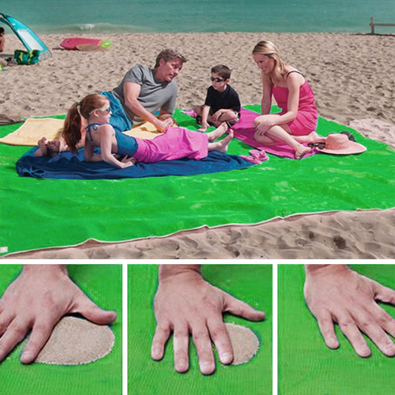 Serviette de plage  drap anti-sable avec crochet - 150 x 200 cm