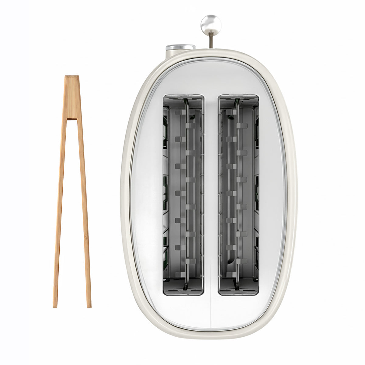 Grille pain vintage Beige 2 tranches